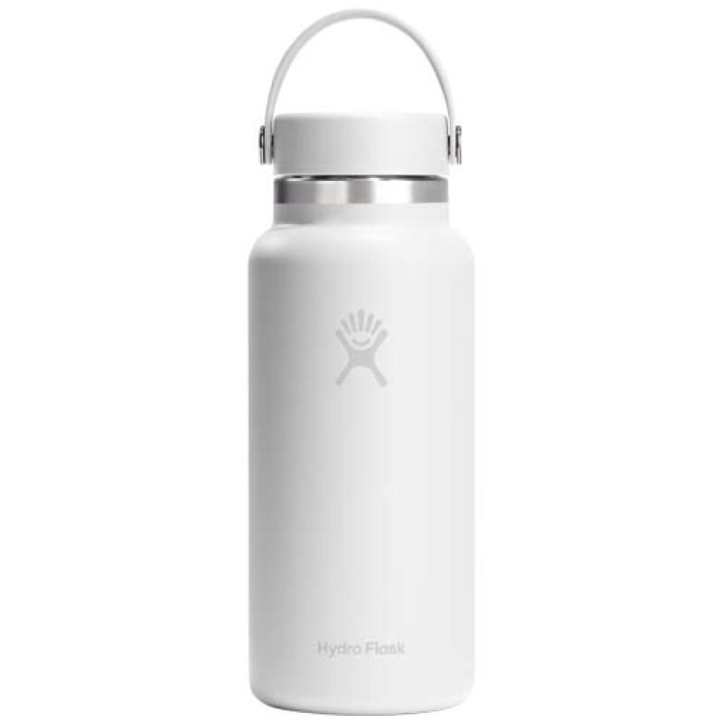 Botella de agua térmica de acero inoxidable Hydro Flask de boca ancha, 946 ml
