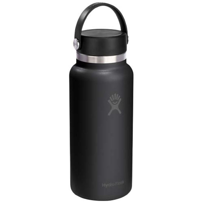 Botella de agua térmica de acero inoxidable Hydro Flask de boca ancha, 946 ml