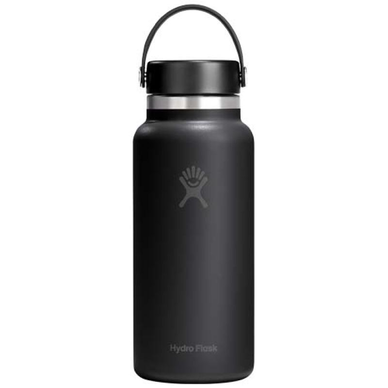 Botella de agua térmica de acero inoxidable Hydro Flask de boca ancha, 946 ml