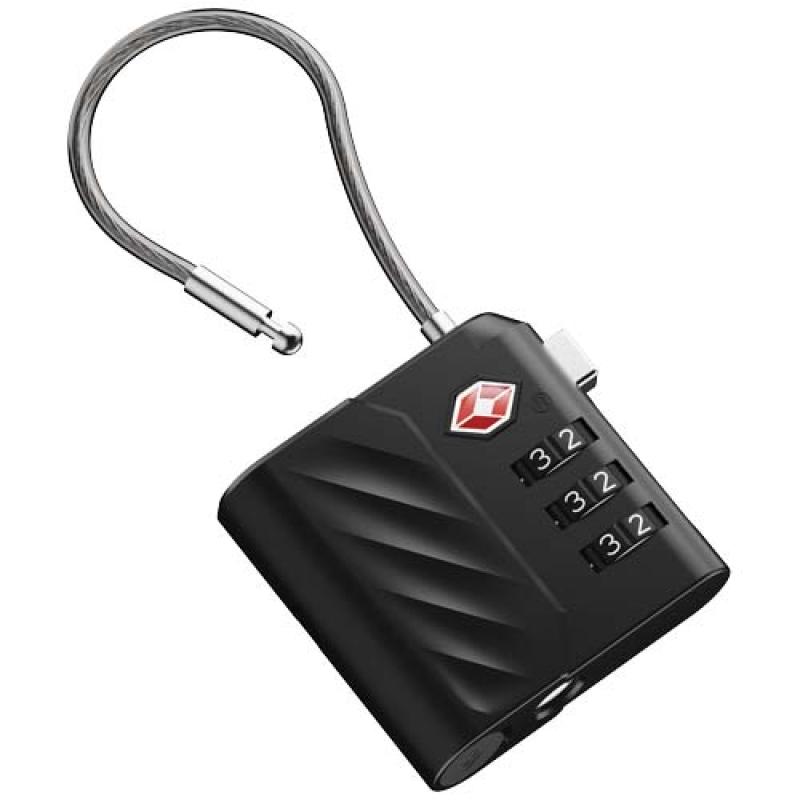 Candado de combinación Xtorm Lock Tag TSA con localizador