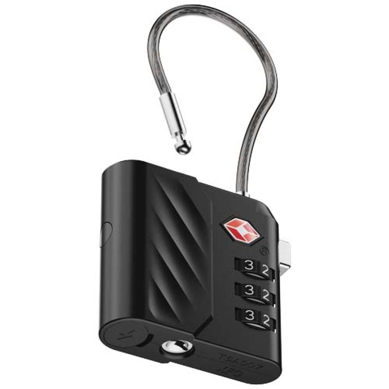 Candado de combinación Xtorm Lock Tag TSA con localizador