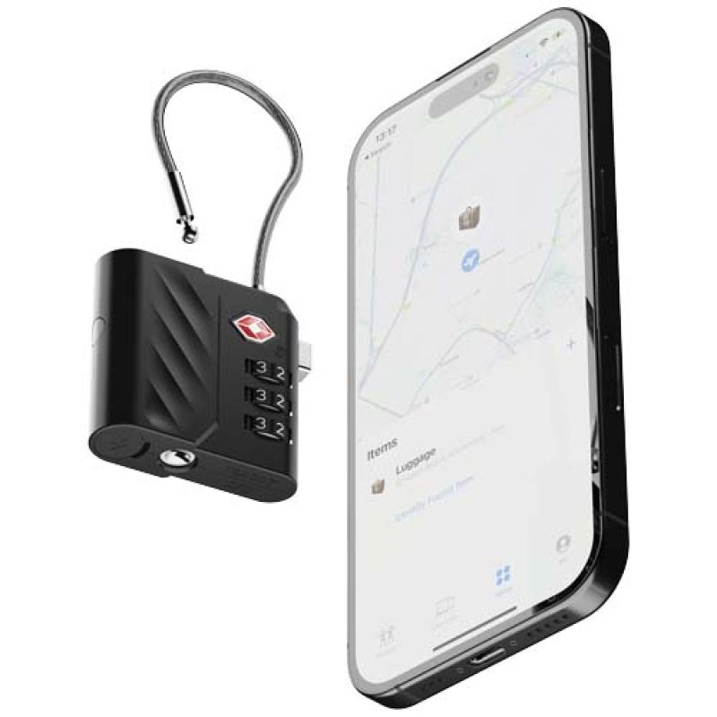 Candado de combinación Xtorm Lock Tag TSA con localizador