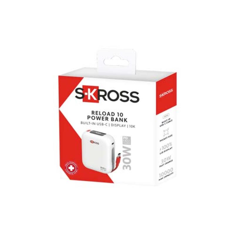 Batería externa SKROSS® Reload de 10 000 mAh