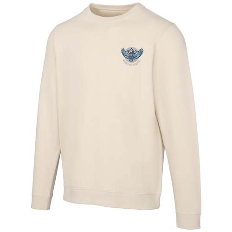 Jersey de cuello redondo de material reciclado orgánico con certificado OCS unisex de 280 g/m² Jasper