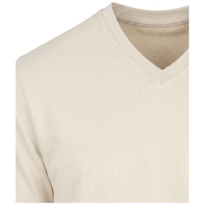 Camiseta orgánica unisex con certificado OCS de manga corta y cuello de pico de 200 g/m² Balfour
