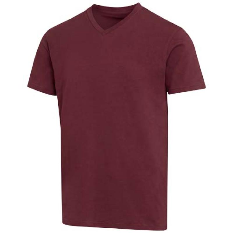 Camiseta orgánica unisex con certificado OCS de manga corta y cuello de pico de 200 g/m² Balfour