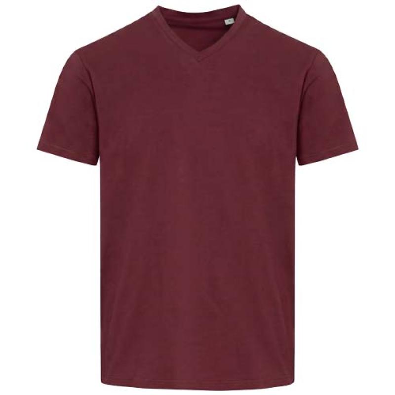 Camiseta orgánica unisex con certificado OCS de manga corta y cuello de pico de 200 g/m² Balfour