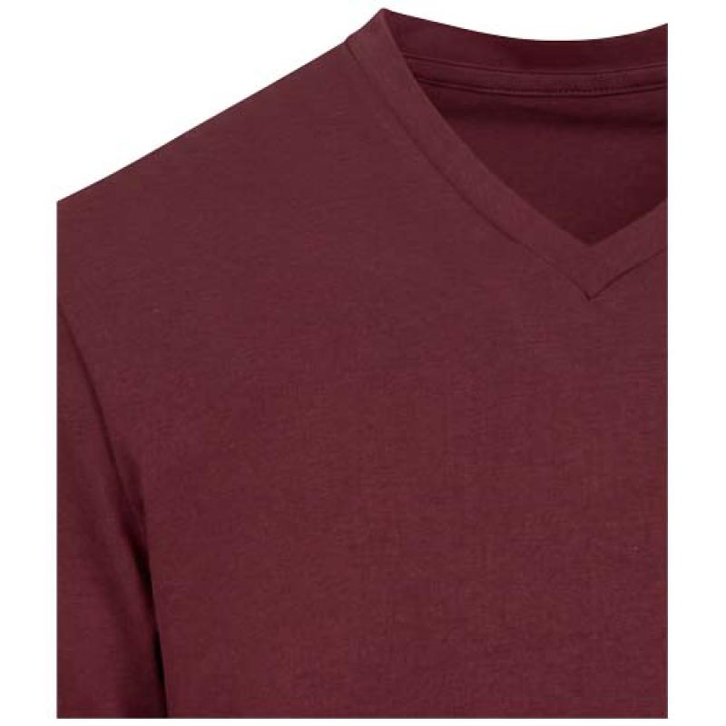 Camiseta orgánica unisex con certificado OCS de manga corta y cuello de pico de 200 g/m² Balfour