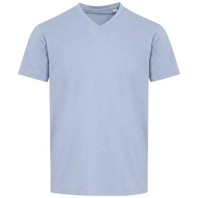 Camiseta orgánica unisex con certificado OCS de manga corta y cuello de pico de 200 g/m² Balfour