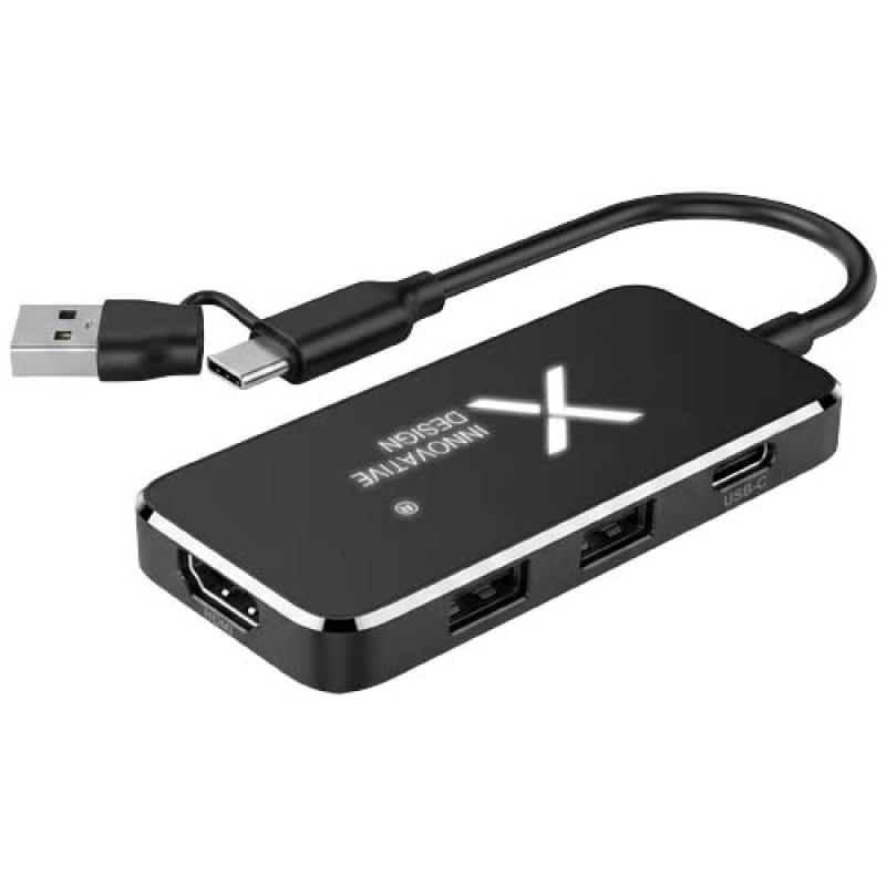 SCX.design H22, multipuertos USB 7 en 1