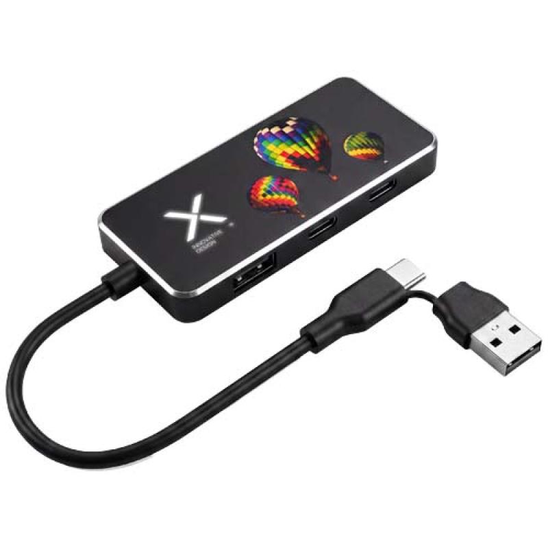 SCX.design H22, multipuertos USB 7 en 1