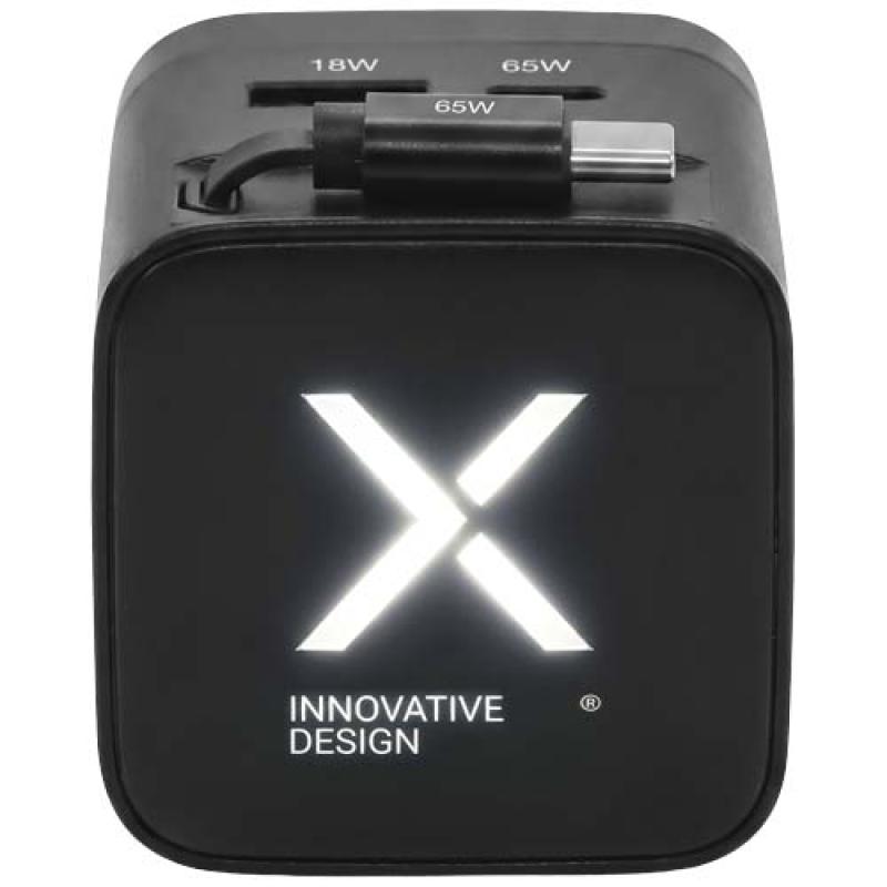 Adaptador de viaje SCX.design T21 de 65 W
