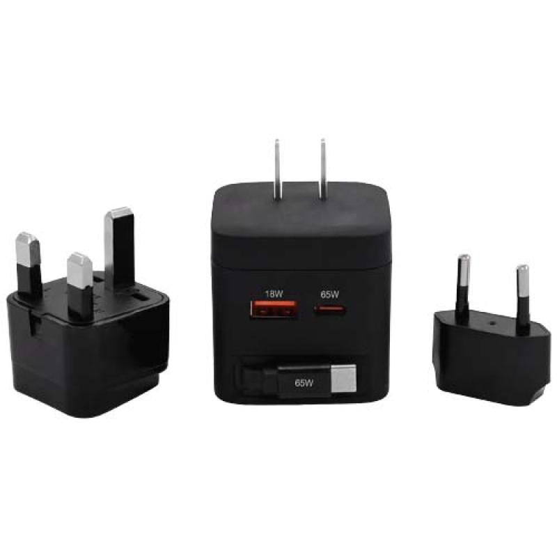 Adaptador de viaje SCX.design T21 de 65 W