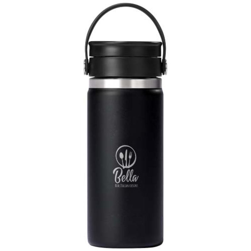 Vaso térmico de acero inoxidable Hydro Flask de boca ancha, 473 ml, con tapa Flex Sip™