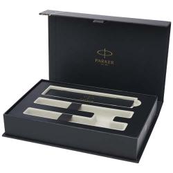 Juego de bolígrafo y rotulador Parker IM Essentials - plateado