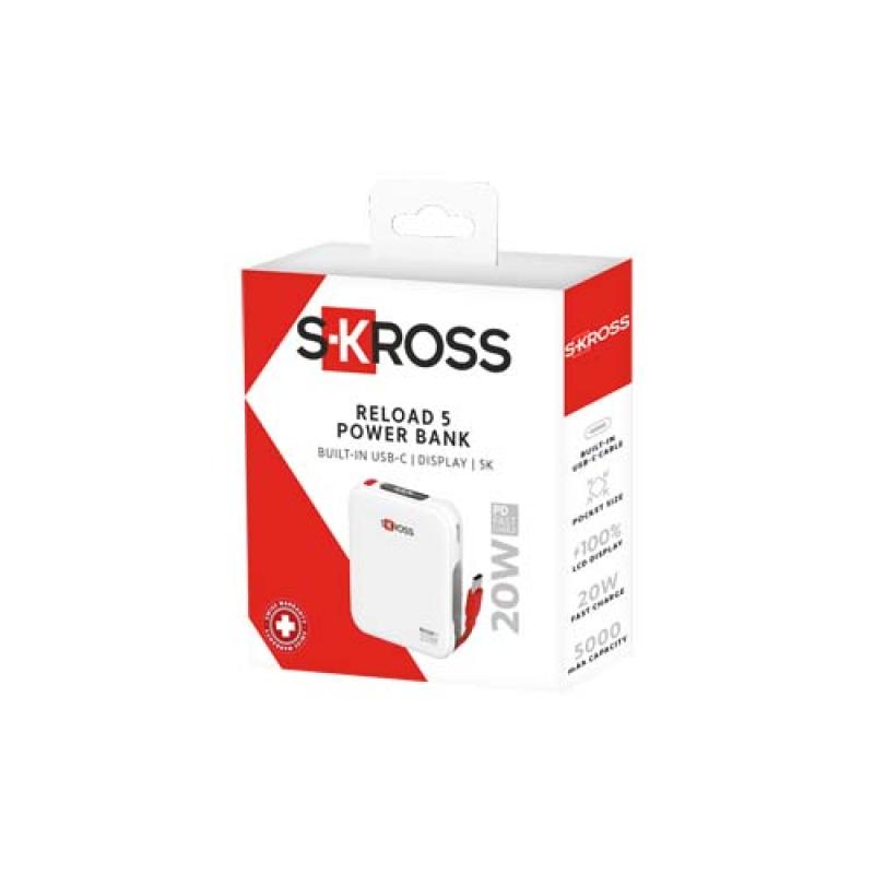 Batería externa SKROSS® Reload de 5000 mAh