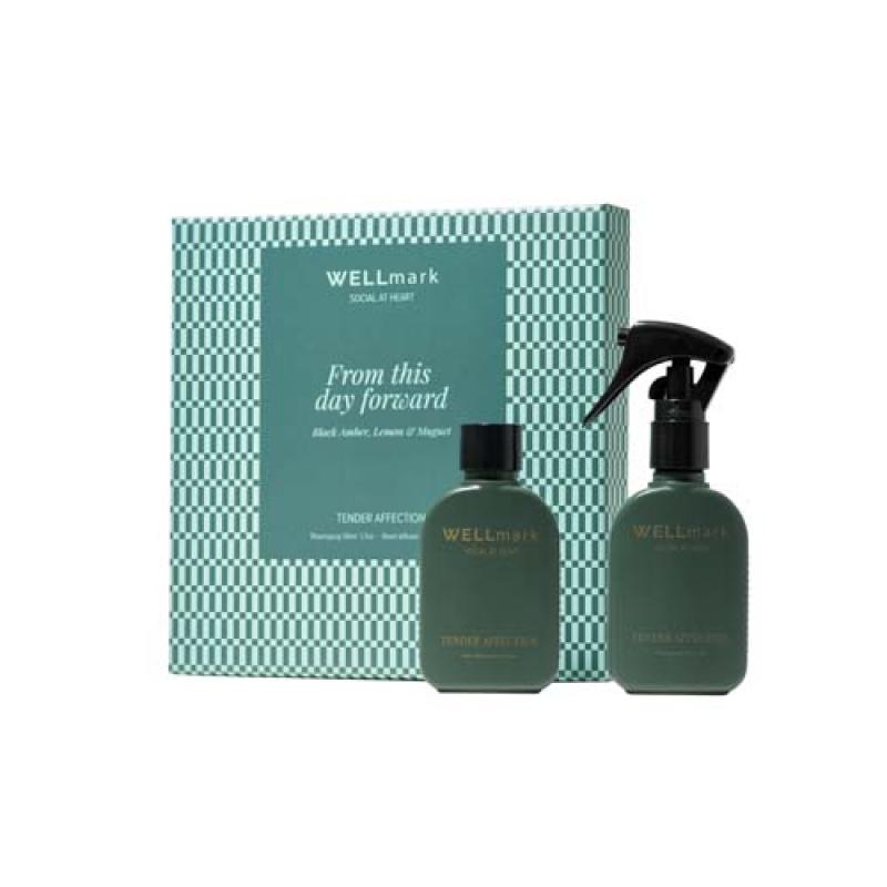 Set de regalo de Wellmark Tender Affection con un ambientador y un difusor de 50 ml