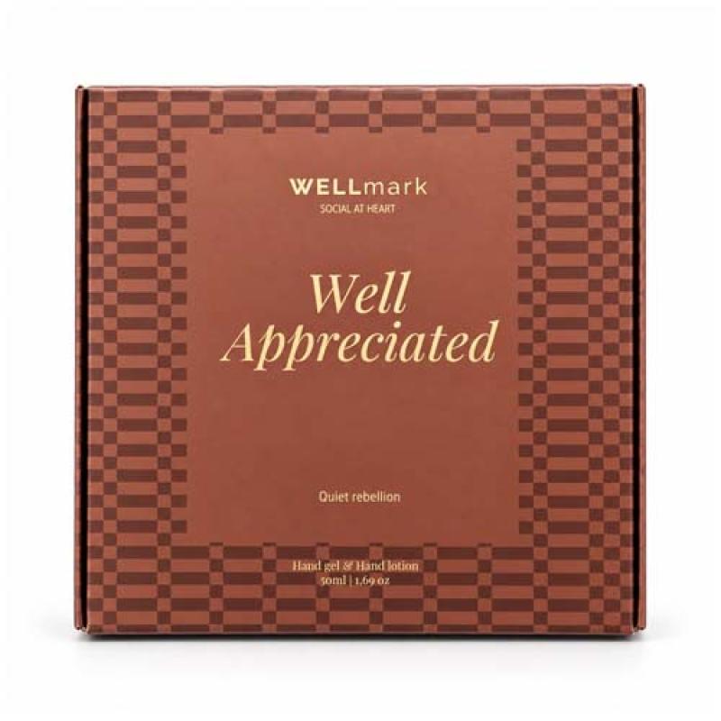 Set de regalo de Wellmark Quite Rebellion con jabón y loción de manos de 70 ml