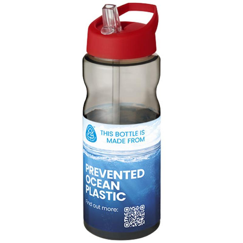 Bidón deportivo con boquilla de 650 ml H2O Active® "Eco Base"