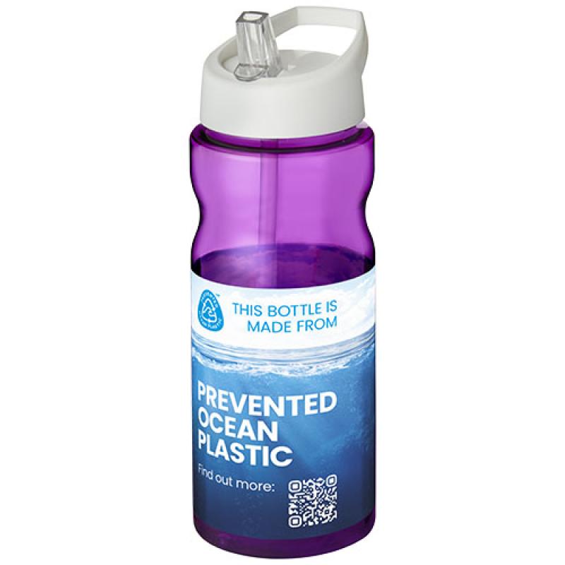 Bidón deportivo con boquilla de 650 ml H2O Active® "Eco Base"