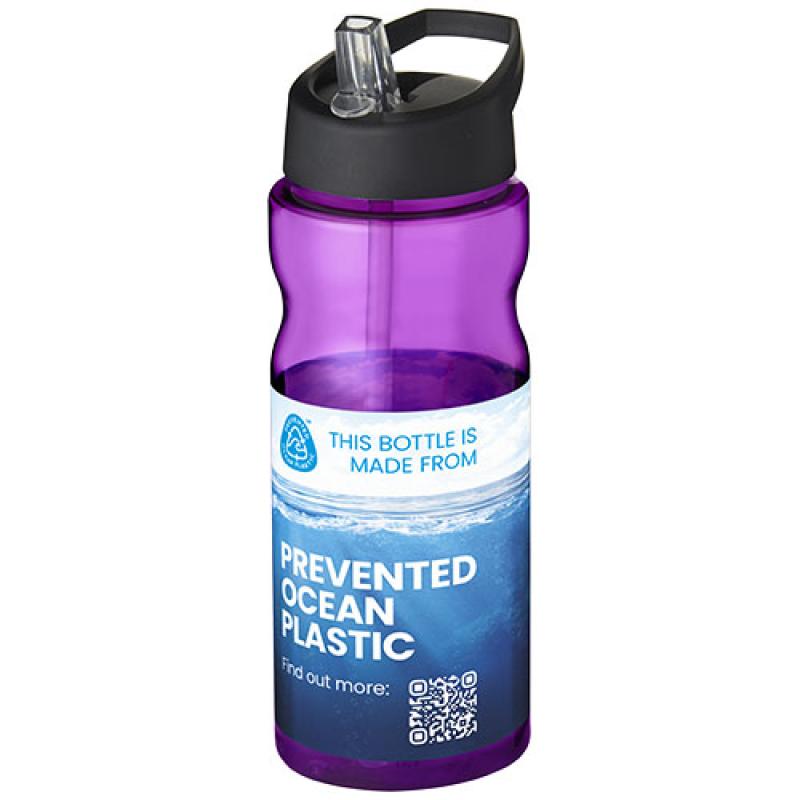 Bidón deportivo con boquilla de 650 ml H2O Active® "Eco Base"