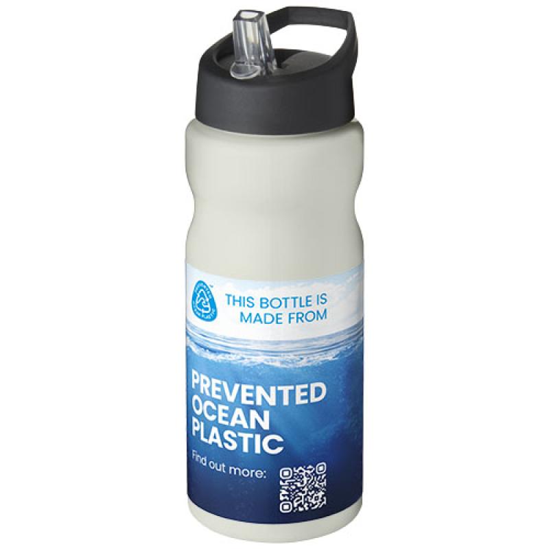 Bidón deportivo con boquilla de 650 ml H2O Active® "Eco Base"