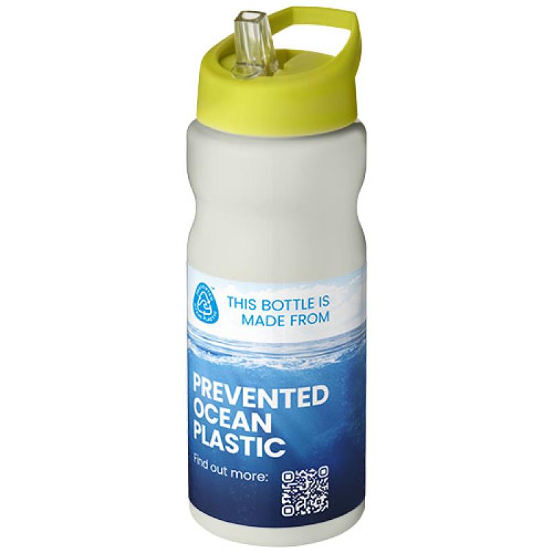 Bidón deportivo con boquilla de 650 ml H2O Active® "Eco Base"