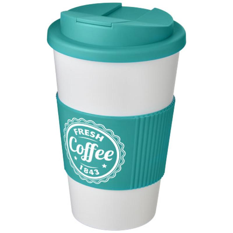 Americano® vaso 350 ml con agarre y tapa antigoteo