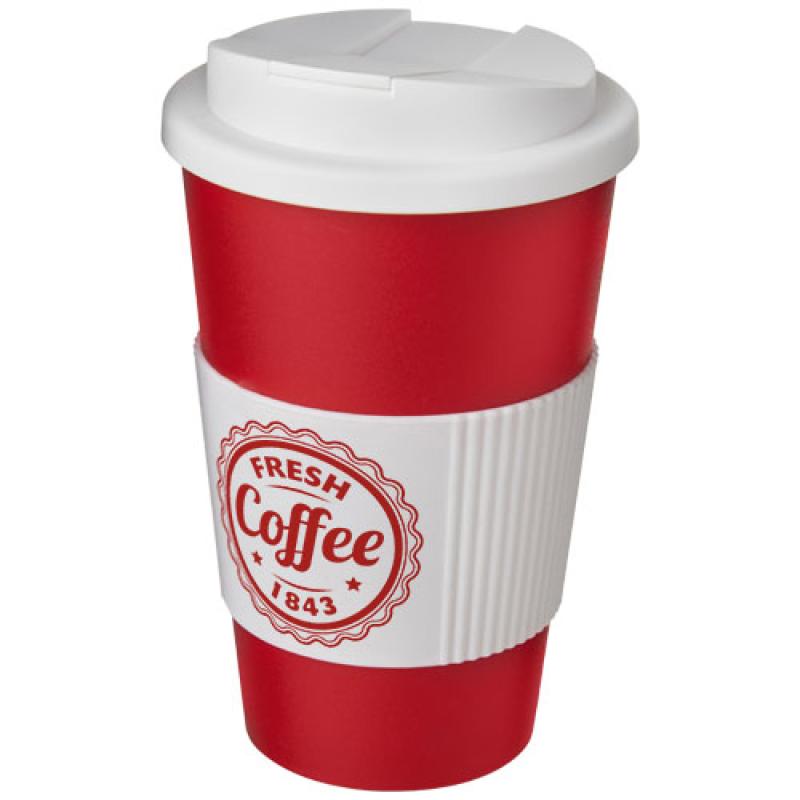 Americano® vaso 350 ml con agarre y tapa antigoteo