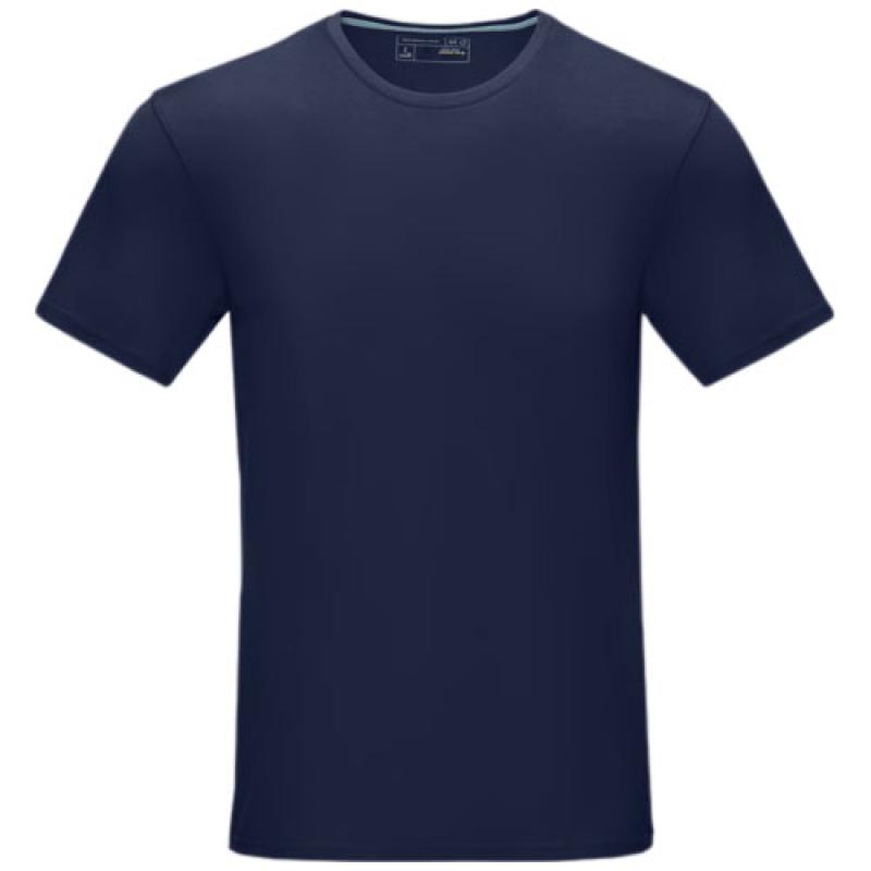 Camiseta orgánica GOTS de manga corta para hombre "Azurite"