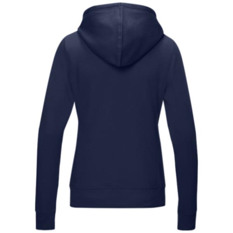 Sudadera con capucha y cremallera completa de GRS reciclado orgánico GOTS para mujer "Ruby"