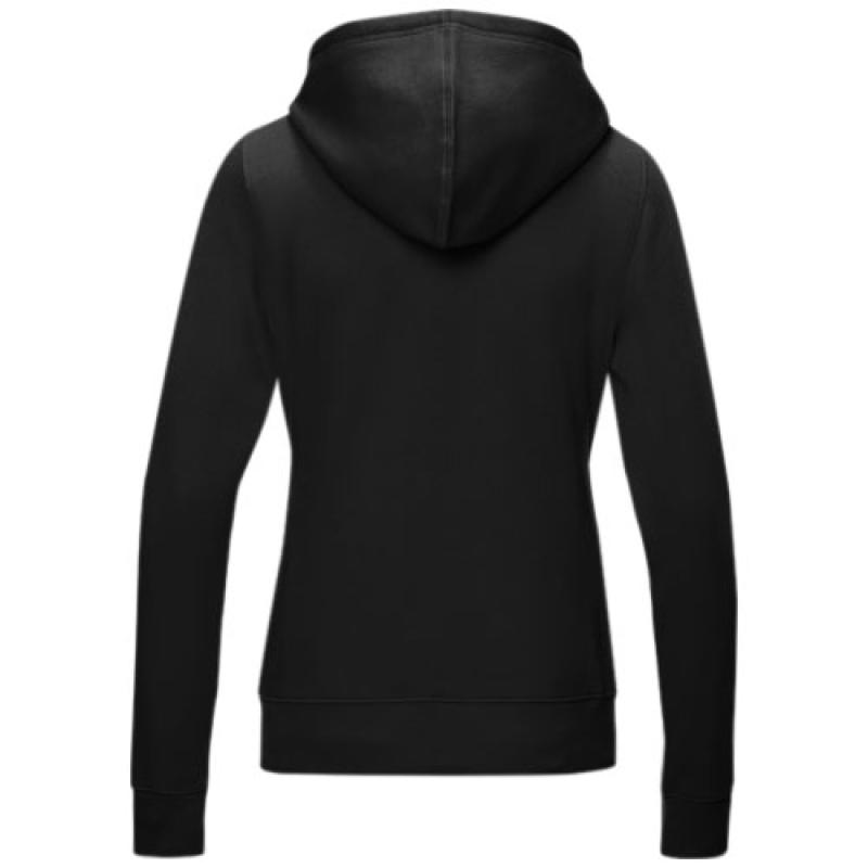 Sudadera con capucha y cremallera completa de GRS reciclado orgánico GOTS para mujer "Ruby"