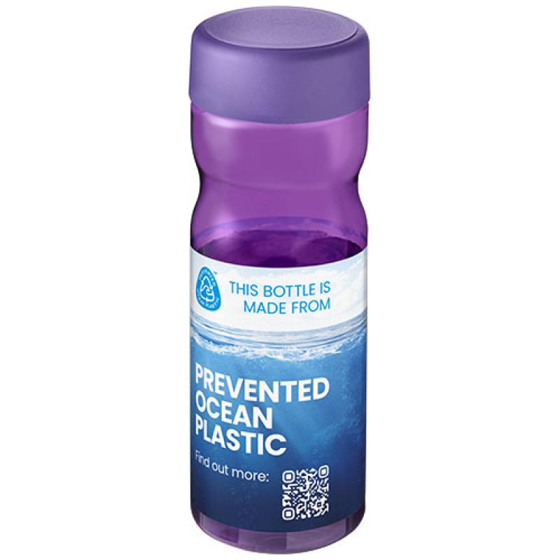 Botella con tapa de rosca de 650 ml H2O Active® "Eco Base"