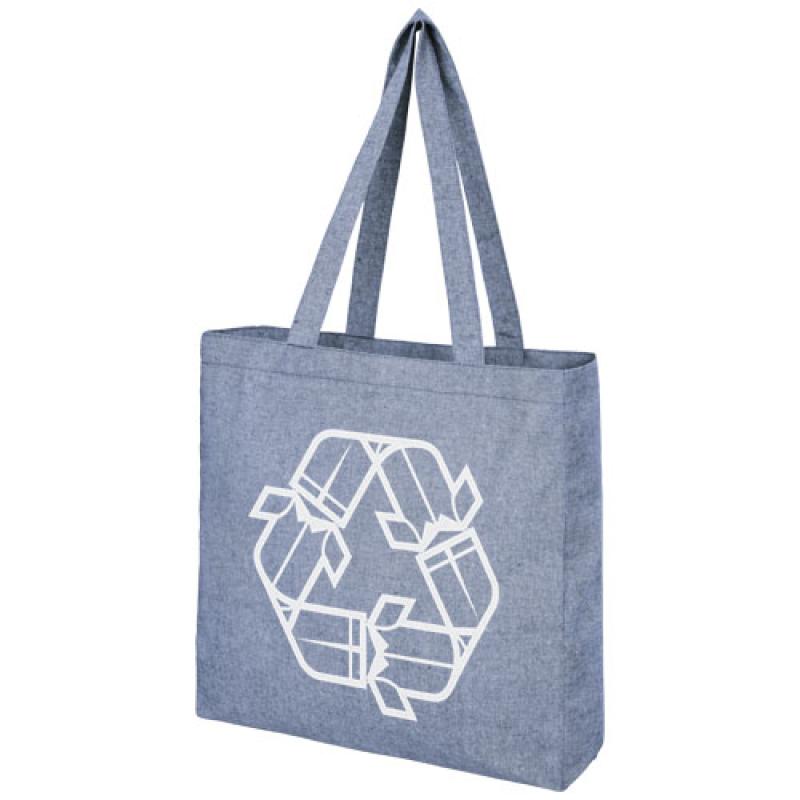 Bolsa Tote de algodón reciclado de 210 g/m² con refuerzos "Pheebs"