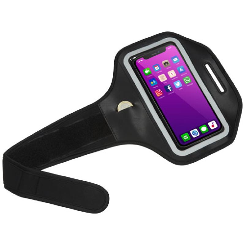 Pulsera smartphone reflectante con funda transparente "Haile"