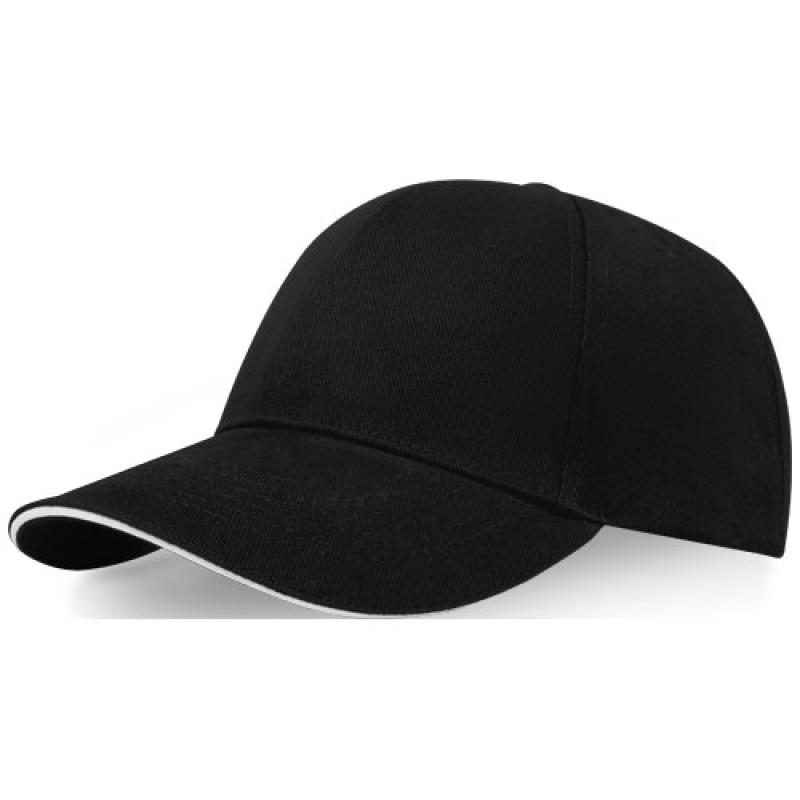 Gorra sandwich reciclada de 6 paneles GRS "Topaz"