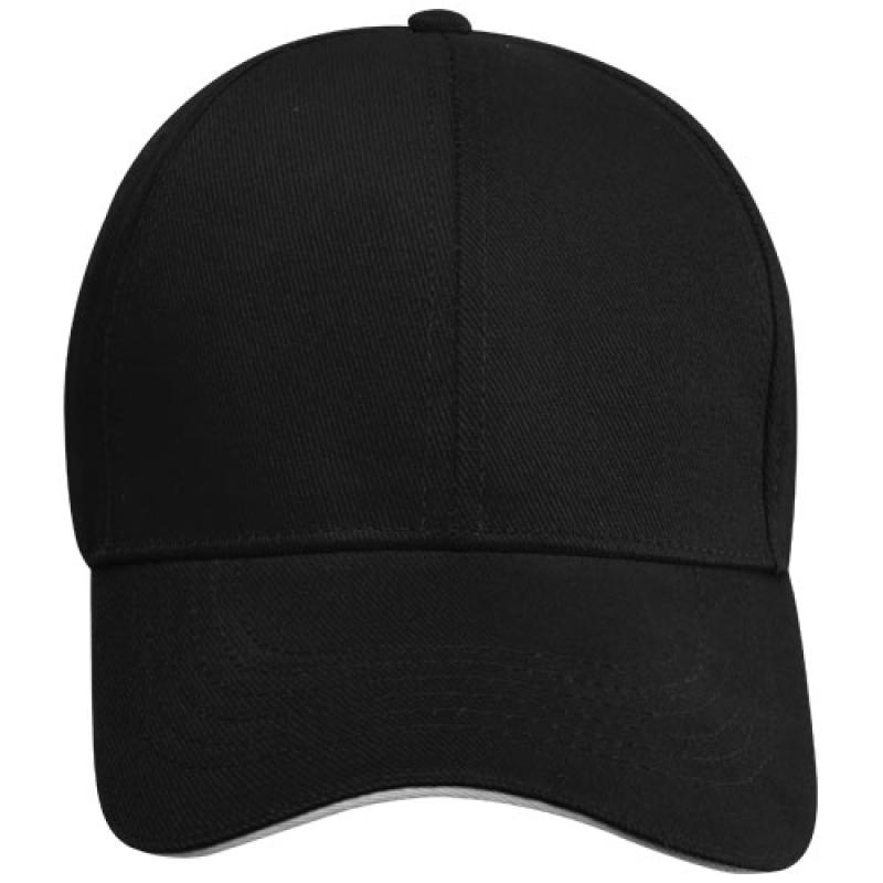 Gorra sandwich reciclada de 6 paneles GRS "Topaz"