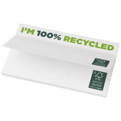 Bloc de notas adhesivas de papel reciclado de 127 x 75 mm "Sticky-Mate®"
