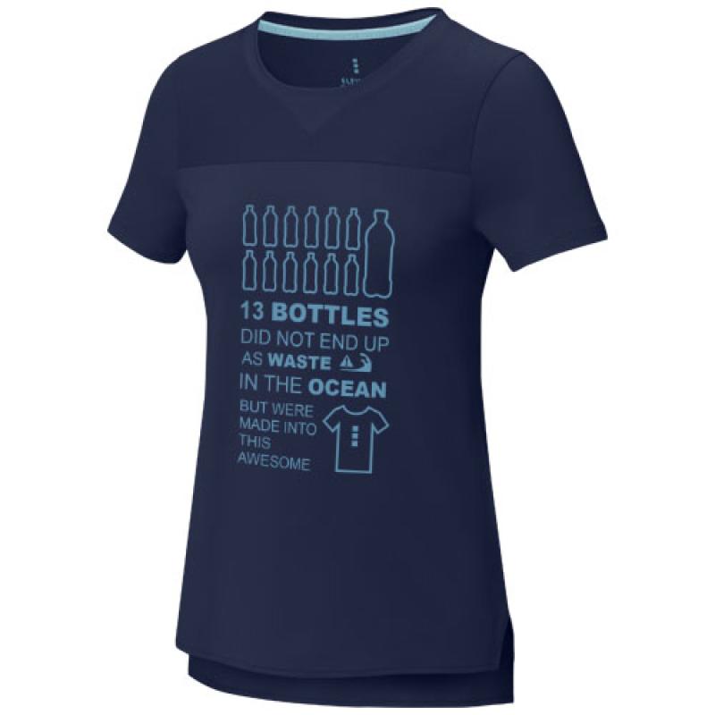 Camiseta Cool fit de manga corta para mujer en GRS reciclado "Borax"