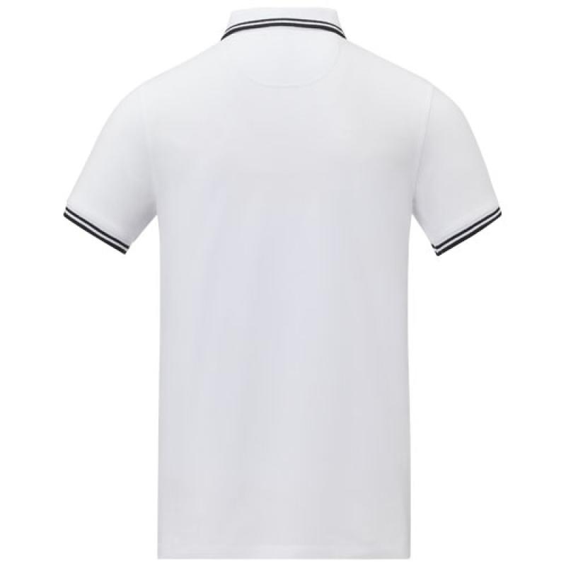 Polo de manga corta con ribete para hombre "Amarago"