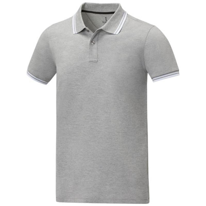 Polo de manga corta con ribete para hombre "Amarago"