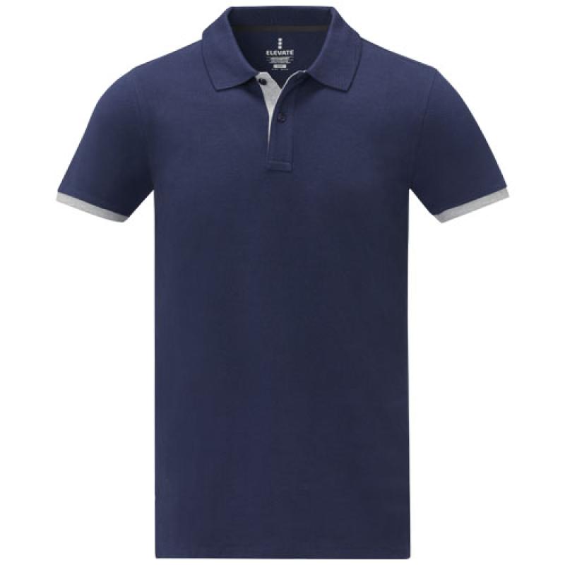 Polo de manga corta de dos tonos para hombre "Morgan"