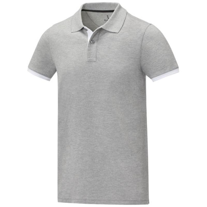 Polo de manga corta de dos tonos para hombre "Morgan"