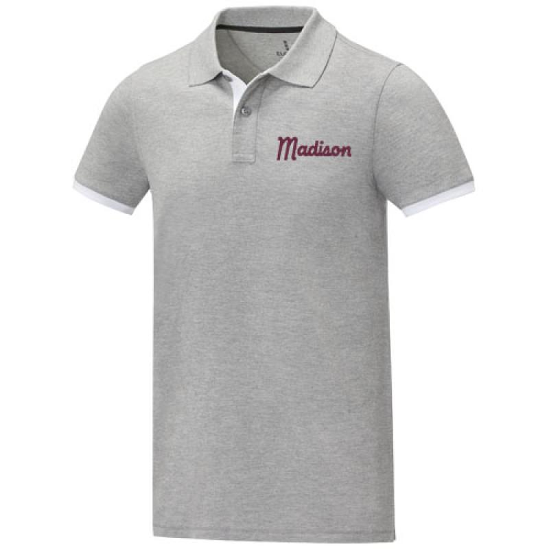 Polo de manga corta de dos tonos para hombre "Morgan"