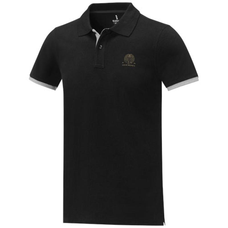 Polo de manga corta de dos tonos para hombre "Morgan"