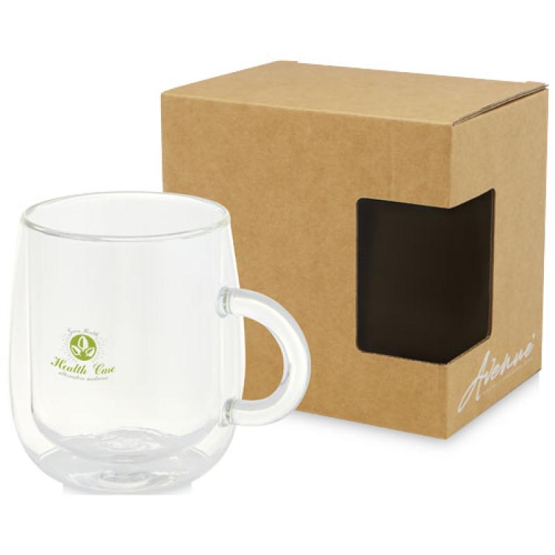 Taza de vidrio de 330 ml "Iris"