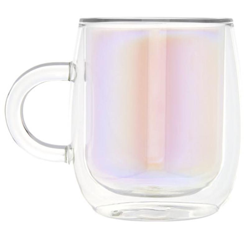 Taza de vidrio de 330 ml "Iris"