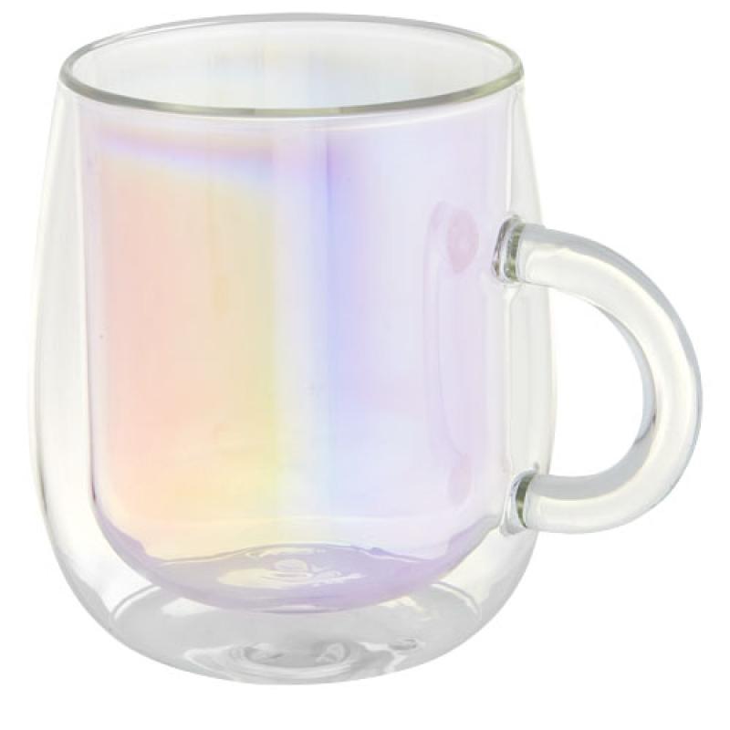 Taza de vidrio de 330 ml "Iris"