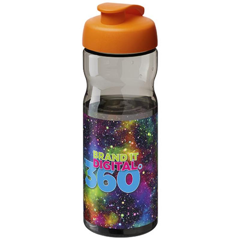 Bidón deportivo de 650 ml con tapa Flip H2O Active® "Base Tritan™"