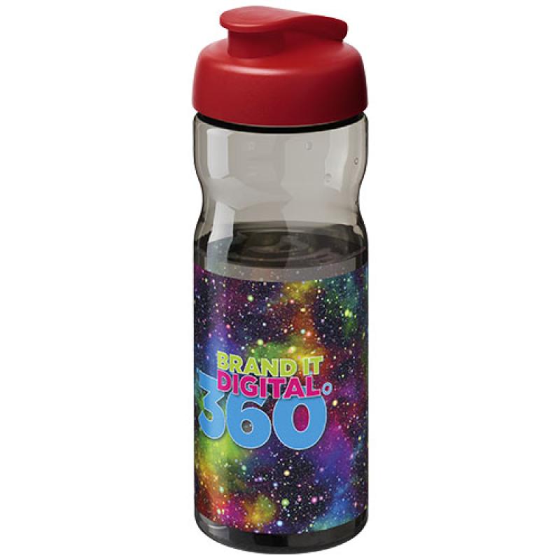 Bidón deportivo de 650 ml con tapa Flip H2O Active® "Base Tritan™"